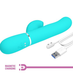 Pretty Love - Perlita Vibrateur Multifonction 3 En 1 Point G Vert Aqua